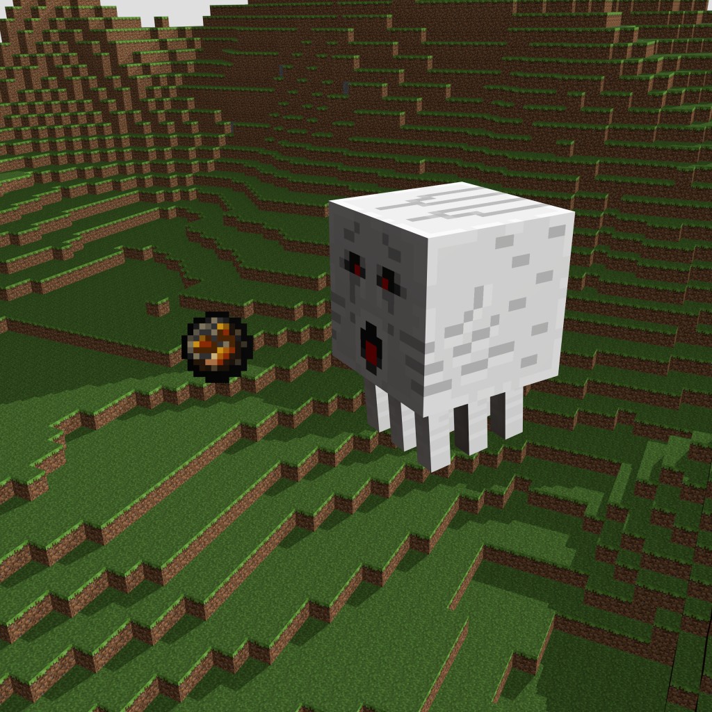 Minecraft Ghast (Rigged) preview image 1